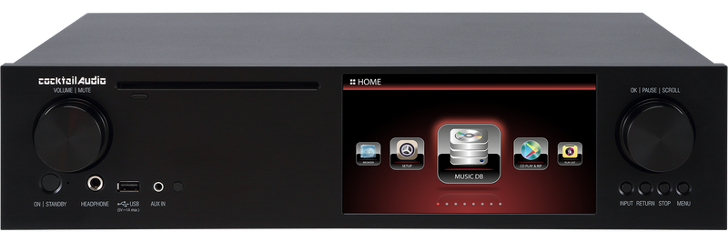 CocktailAudio X35 All-In-One CD, Music Player, Network Streamer