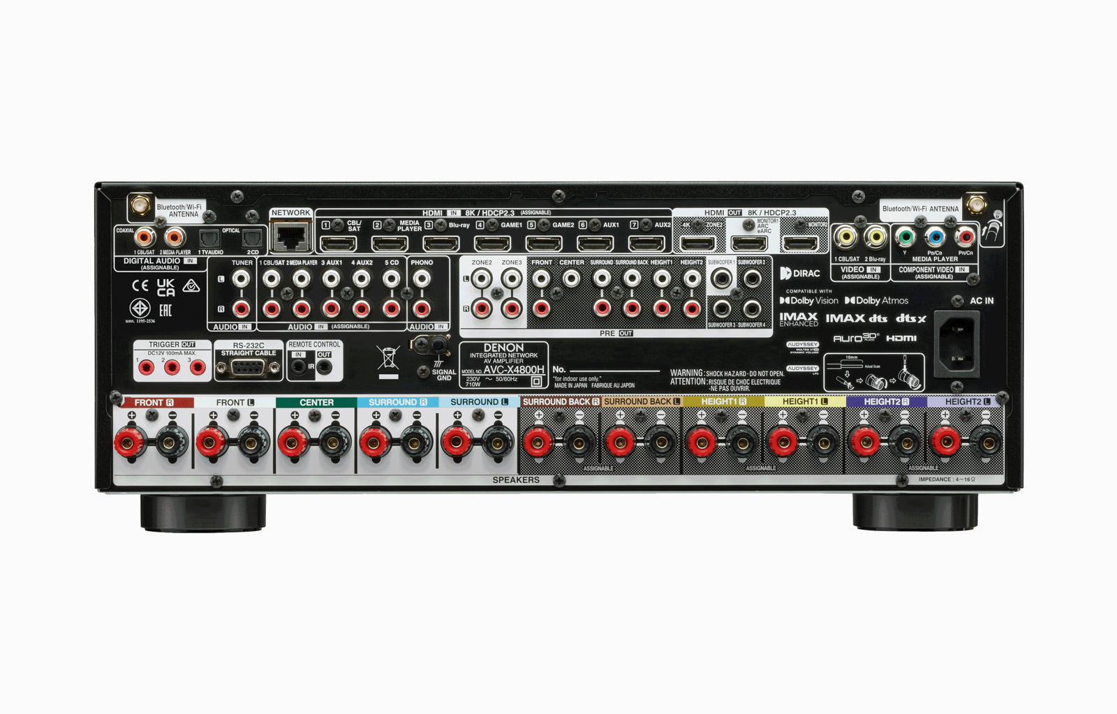 Denon AVC-X4800H 9.4 Ch 8K AV Receiver Online – Bombay Audio