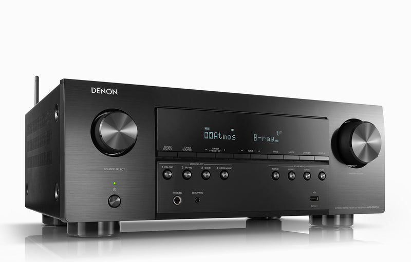 Denon AVR-S760H (75W X 7) 7.2-Ch. with HEOS and Dolby Atmos 8K Ultra HD HDR  Compatible AV Home Theater Receiver with Alexa Black AVR-S760H - Best Buy