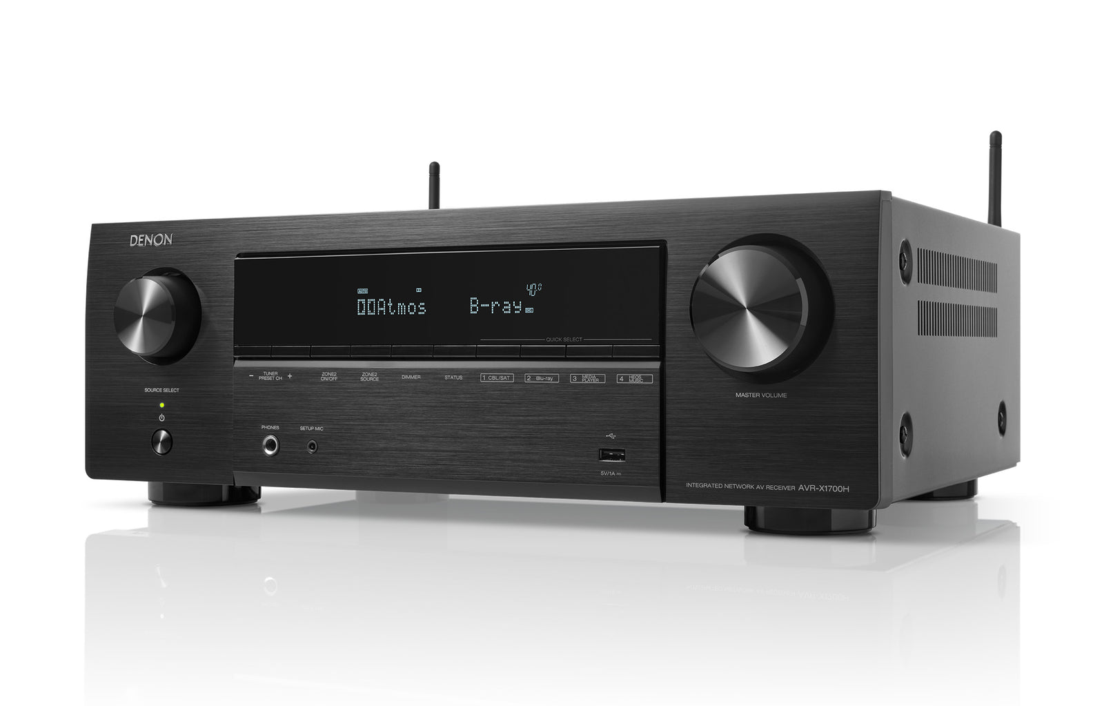 【美品】DENON AVR-X1700H DENON AVR-X1700H 7.2ch 8K AV RECEIVER Online – Bombay Audio