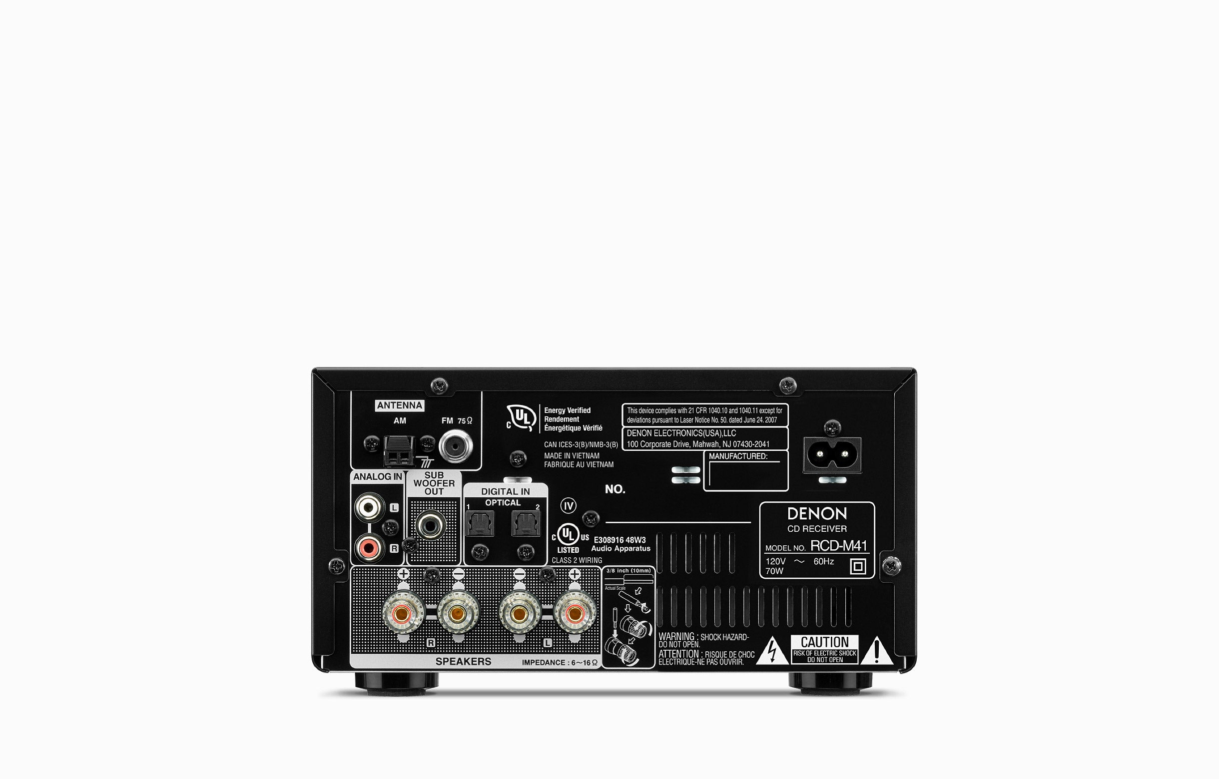 DENON RCD-M41 Compact Hi-Fi System with CD Player & Bluetooth – Bombay ...