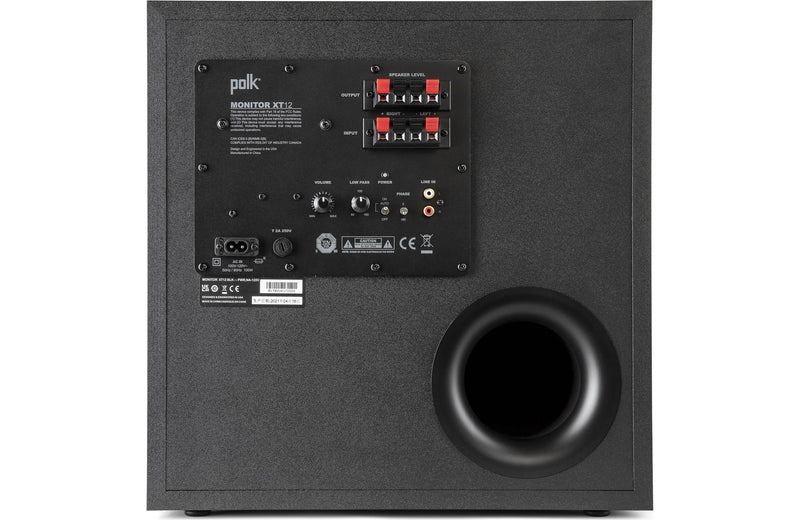 POLK Audio MONITOR XT12 12” POWERED SUBWOOFER